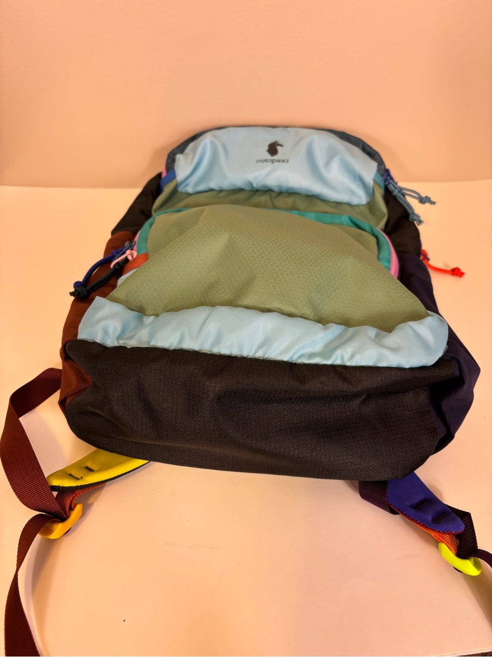 cotopaxi Colorblock Daypack - Light Blue, Olive, Teal, Pink NWOT - Picture 5 of 9
